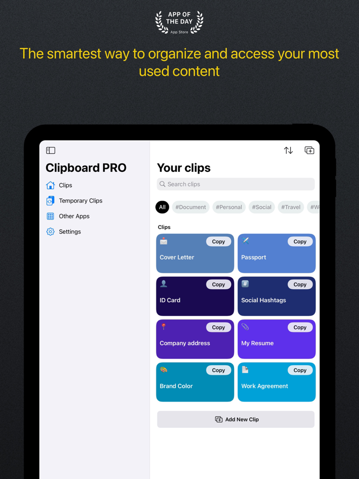Clipboard PRO Paste Anywhere