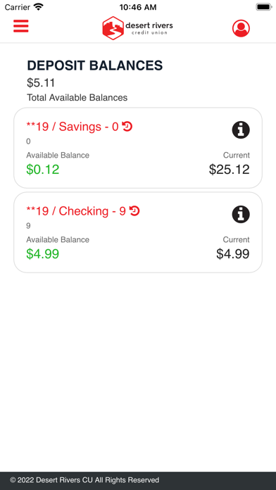 Desert Rivers CU Mobile Screenshot