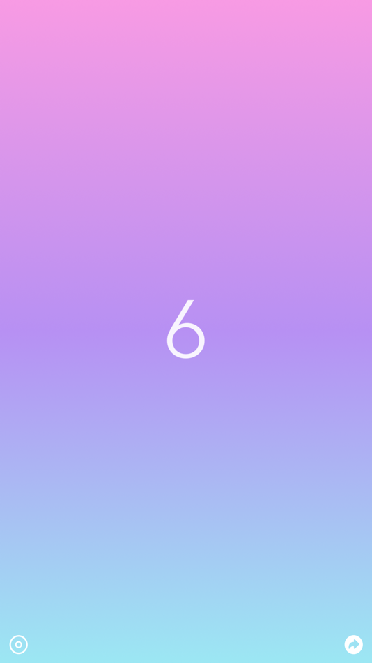 #1. Rainbow Counter (iOS) Podle: Goro Sato