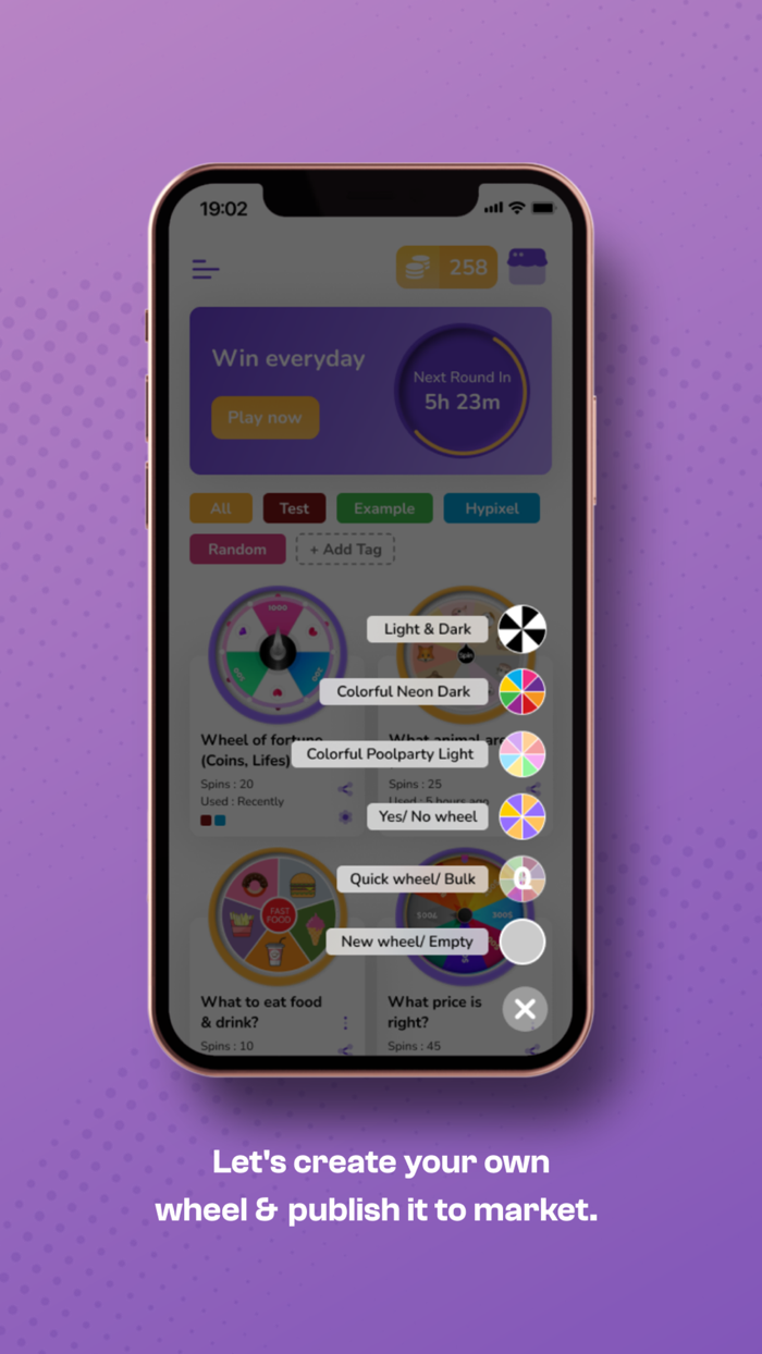 Spin Wheel – Custom Spinning