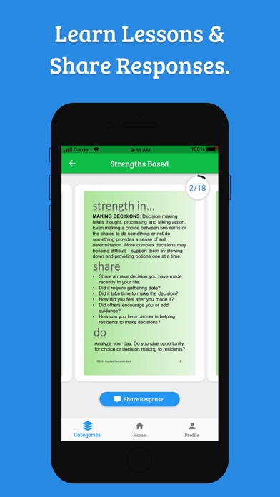 Inspired Senior Care App Screenshot