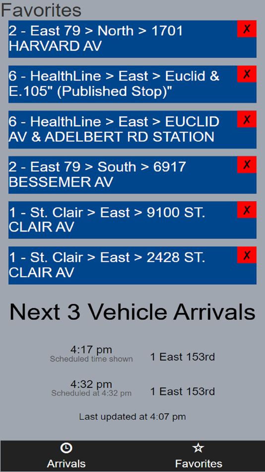 #2. Cleveland RTA Bus Tracker (iOS) By: Naiara Albaina