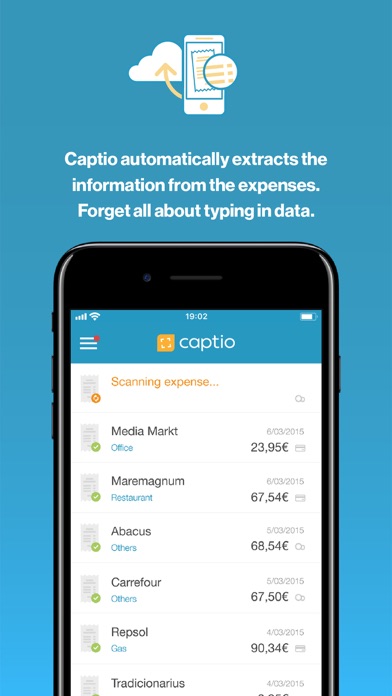 Captio Expenses Screenshot