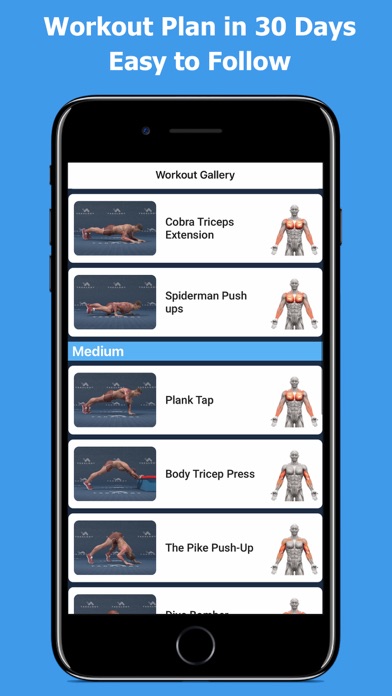 Arm Workout at Home Screenshot