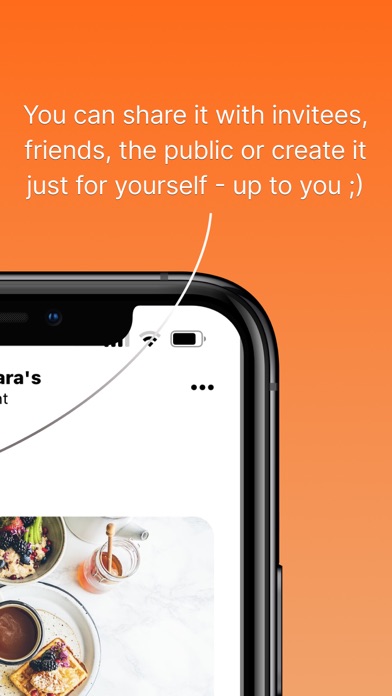 Upto: Social Group Calendar Screenshot