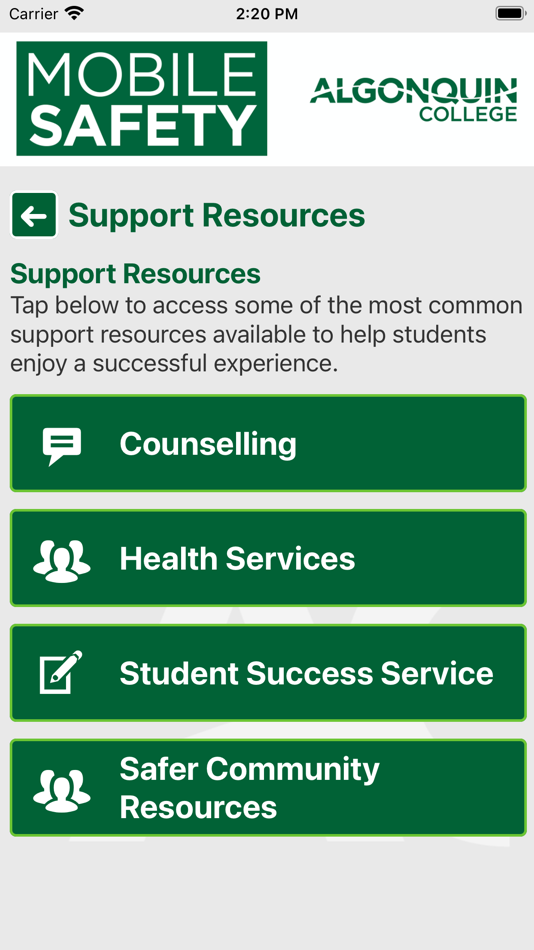 #6. Mobile Safety (iOS) Bởi: Algonquin College WPD