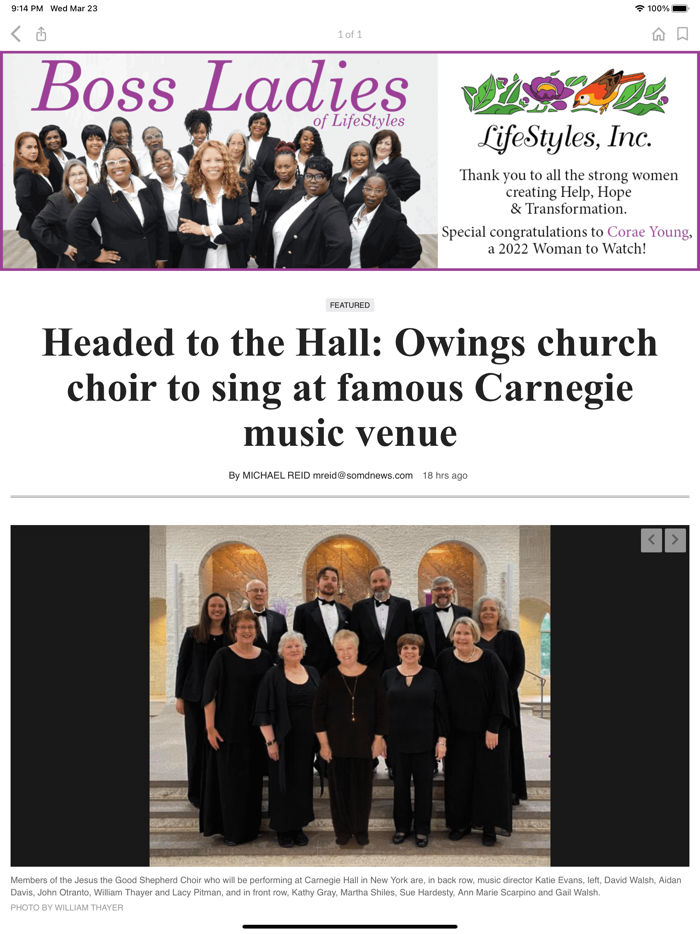 SoMD News from Southern MD