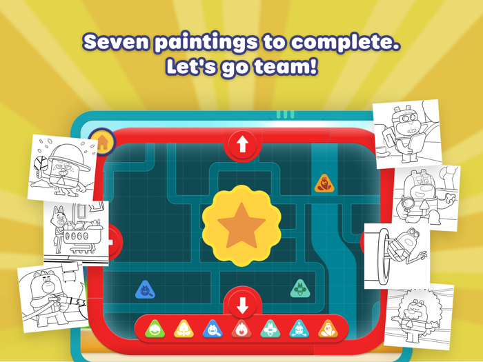 Big Tree City Coloring Game