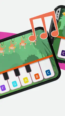 Game screenshot Piano Monkeys apk