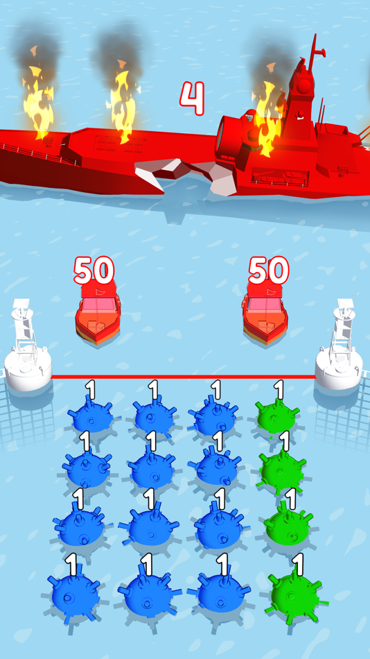 #1. Merge Attack! (iOS) 由: Maksym Vasylevych