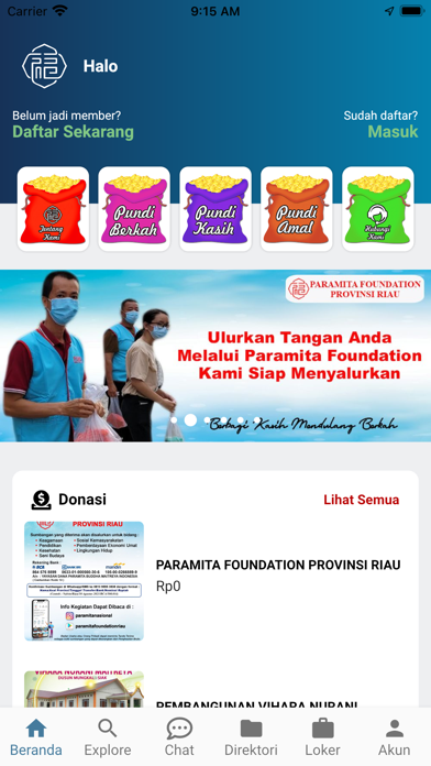 Paramita Foundation Screenshot 1 - AppWisp.com Paramita Foundation Screenshot 1 - AppWisp.com