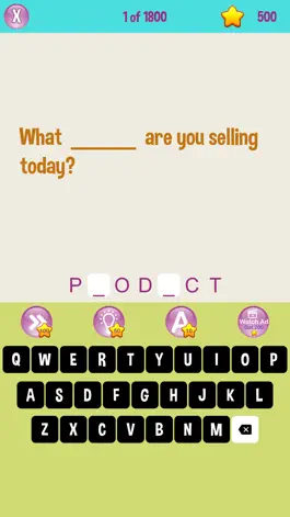 Game screenshot Fill the Missing Letters apk