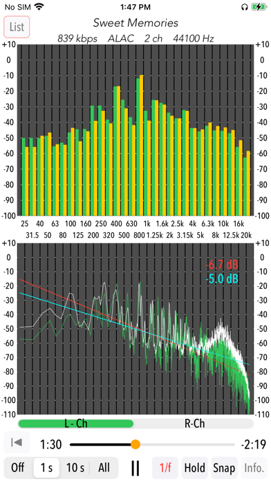 Music Frequency Analyzer screenshot1