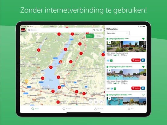 ACSI Campings Europa iPad app afbeelding 4
