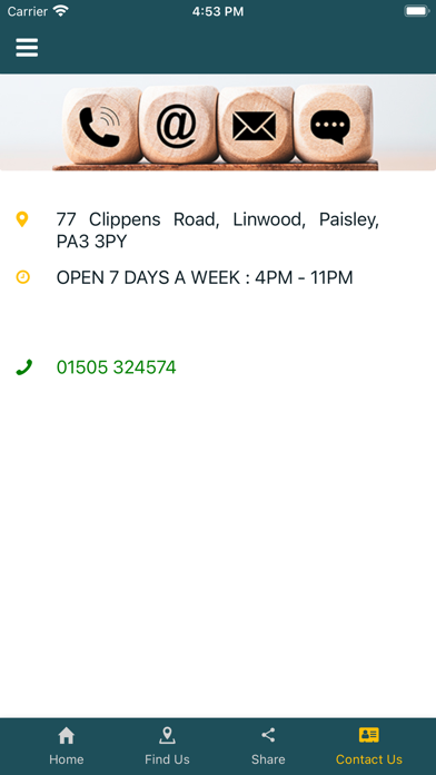 Tandoori Palace Paisley Screenshot