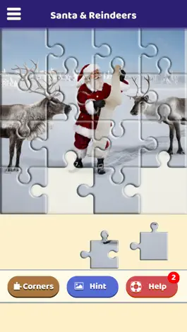 Game screenshot Santa and the Reindeers Puzzle apk