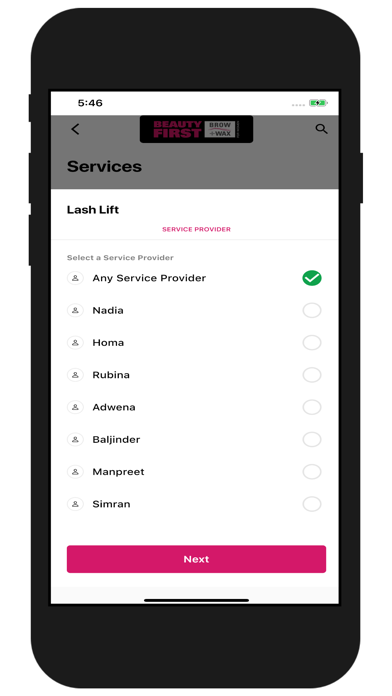 Beauty First Spa Mobile Screenshot