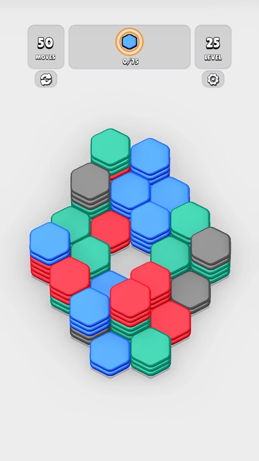 #2. HexaBlast Puzzle - Sort Colors (iOS) 由: Voodoo