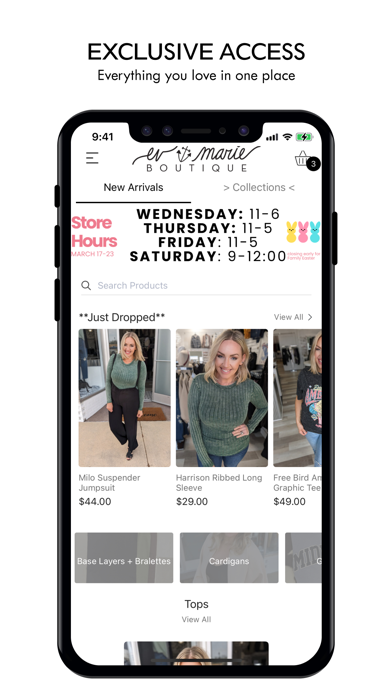 Ev Marie Boutique Screenshot
