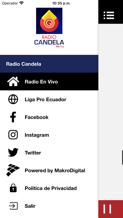 Radio Candela 90.7 Screenshot