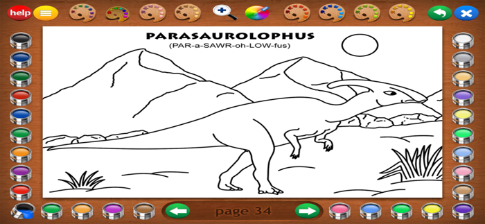 Coloring Book 2 Dinosaurs