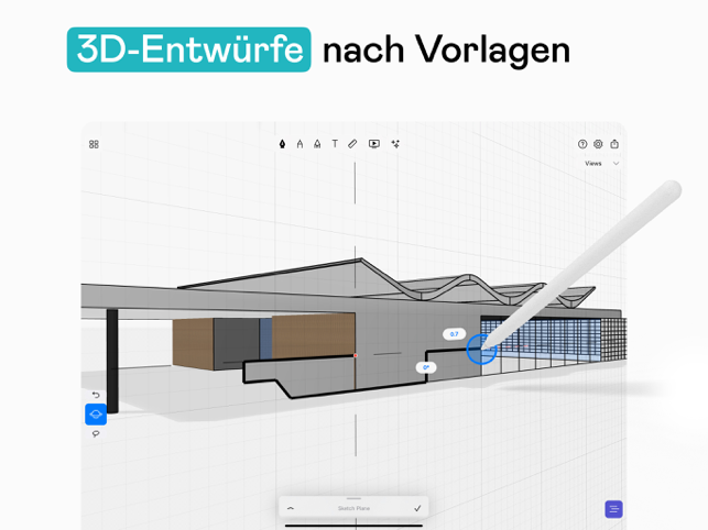 ‎uMake: 3D-Design CAD Modellier Screenshot