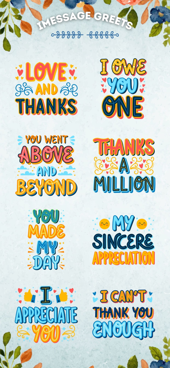 100 Thanksgiving Day Stickers