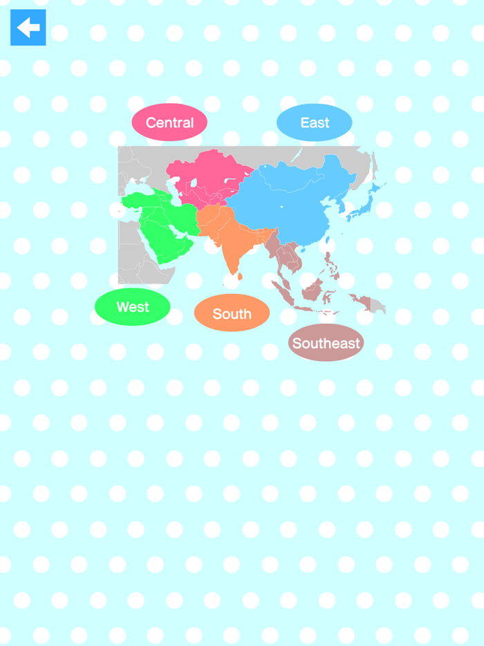 World Countries Map Quiz