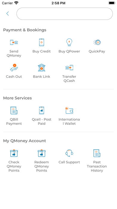 QMoney - Customer Screenshot