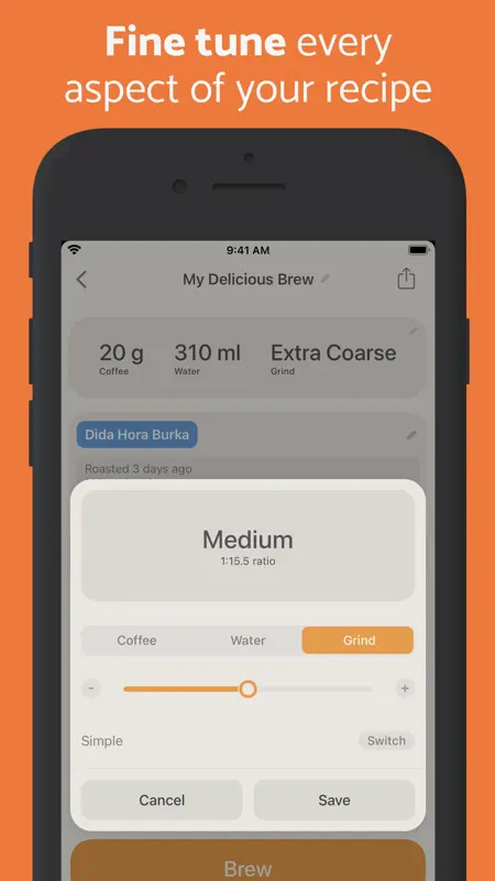 Brew Timer - Coffee Recipes screenshot 3 of 6