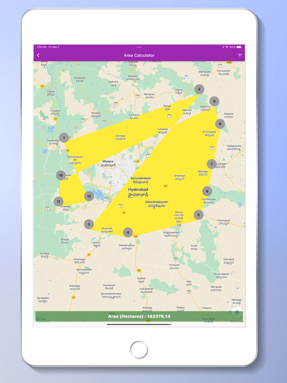 Location Map - Area Calculator screenshot 2