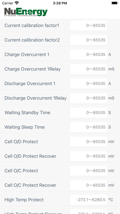 NuEnergy Battery Screenshot