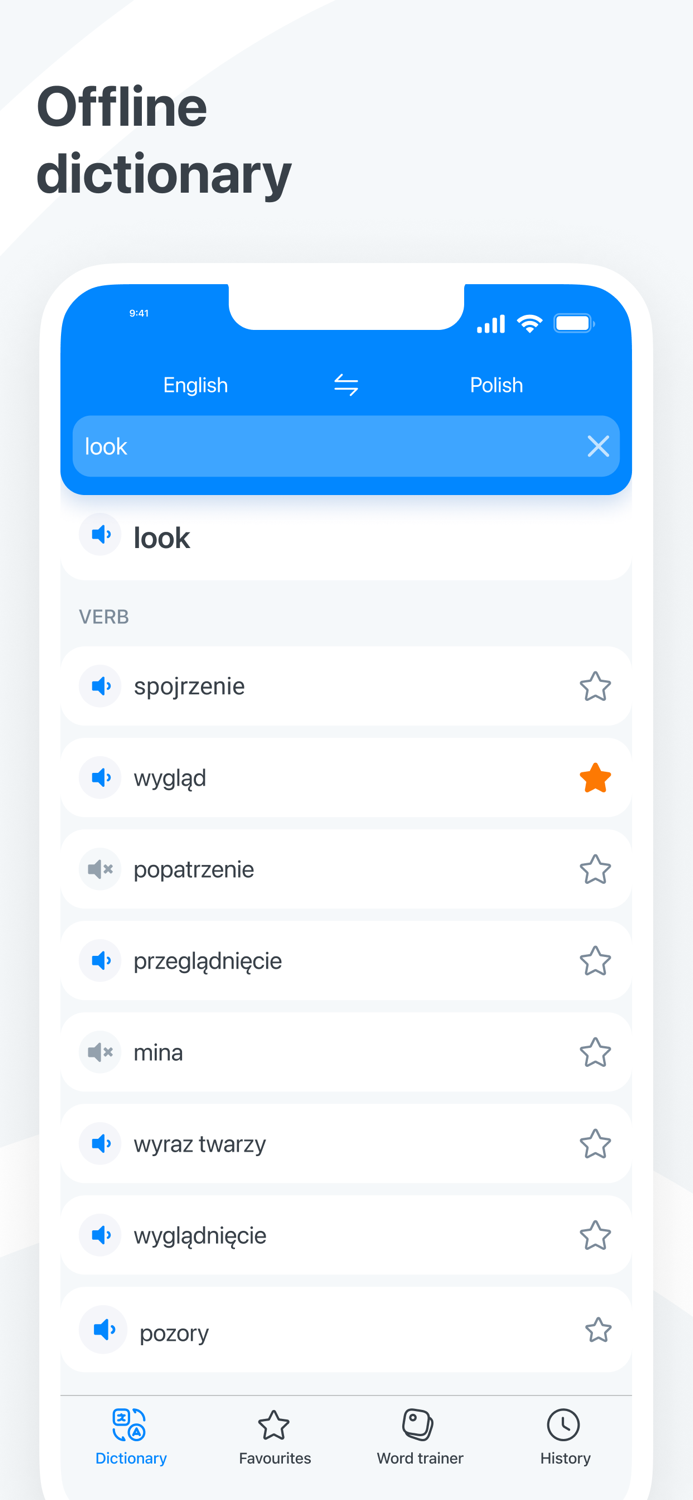Polish−English dictionary