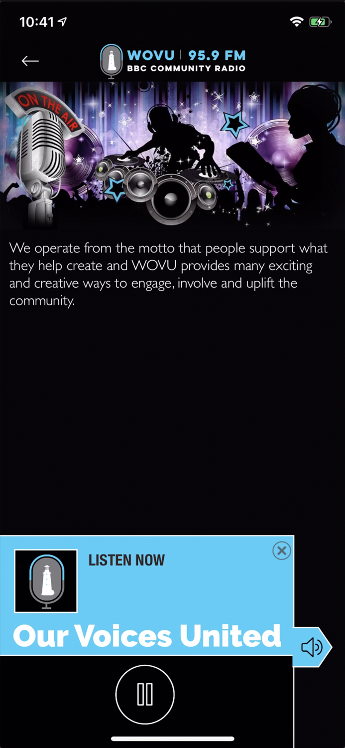 WOVU 95.9FM - Community Radio