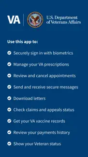 va: health and benefits iphone screenshot 1