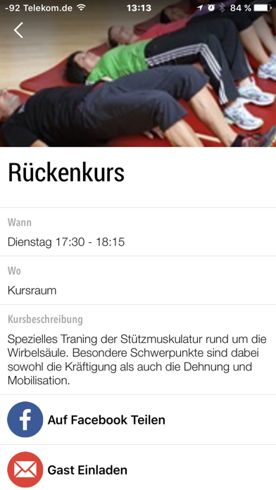Impuls Fitnessclubs Screenshot