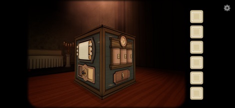 The Past Within - La captura muestra un detallado artefacto en 3D con un intrincado diseño de caja fuerte y la calidez de la luz de las velas, invitando a desentrañar sus secretos.