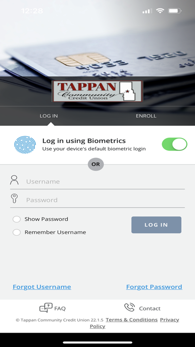 Tappan CU Cards Screenshot