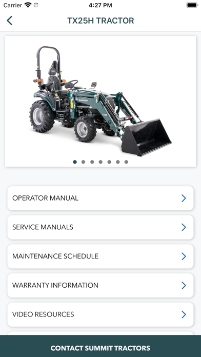 Summit Tractors Connect Screenshot