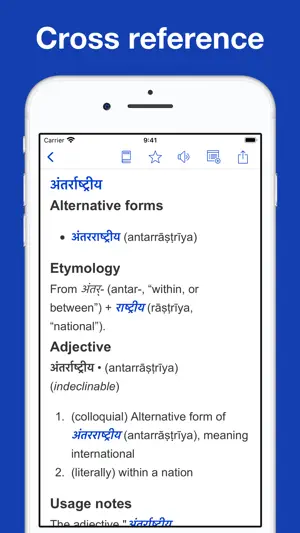 Hindi Etymology Dictionary screenshot 3