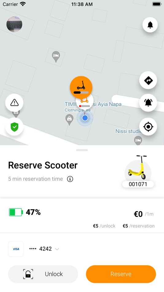 #3. Take - Scooter Sharing (iOS) 由: Magnushub Ltd