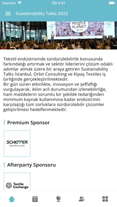Sustainability Talks 2022 Screenshot