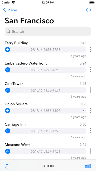 Geofency - Time Tracking Screenshot