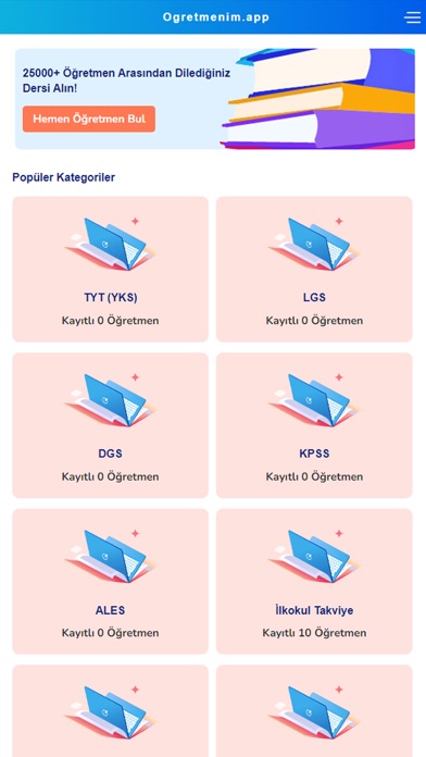 Öğretmenim App Screenshot