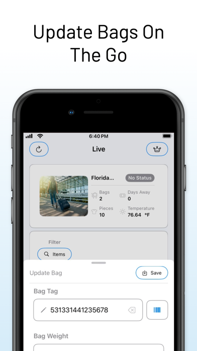 Luggage Pal - Flight & Bags Screenshot