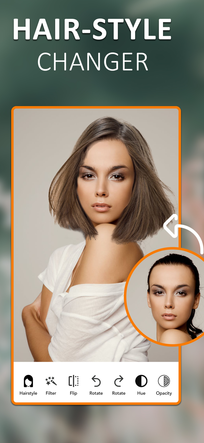 Hair style color changer App