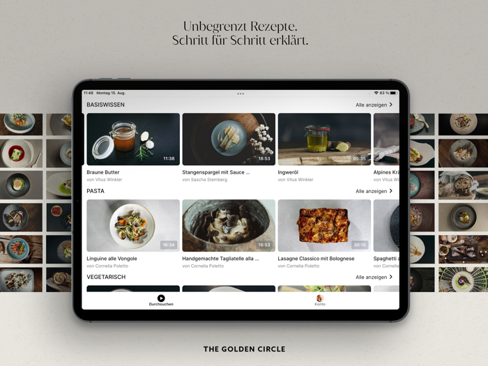 THE GOLDEN CIRCLE • Kochkurse