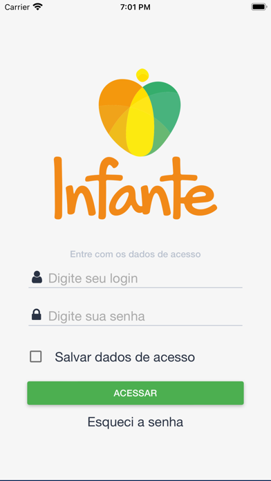 Infante Escola Screenshot