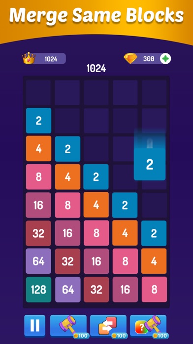 Match the Number - 2048 Gameのおすすめ画像3