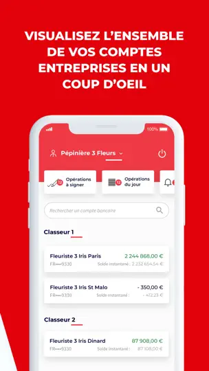 Capture d'écran de Sogecash Net SG sur iPhone 2